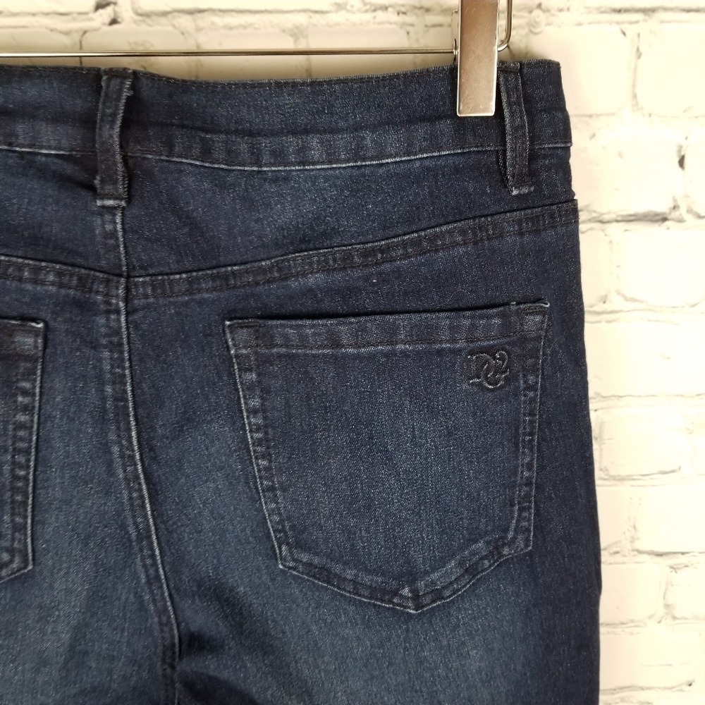 DG2 | high waist sequin distressed stretch skinny jeans